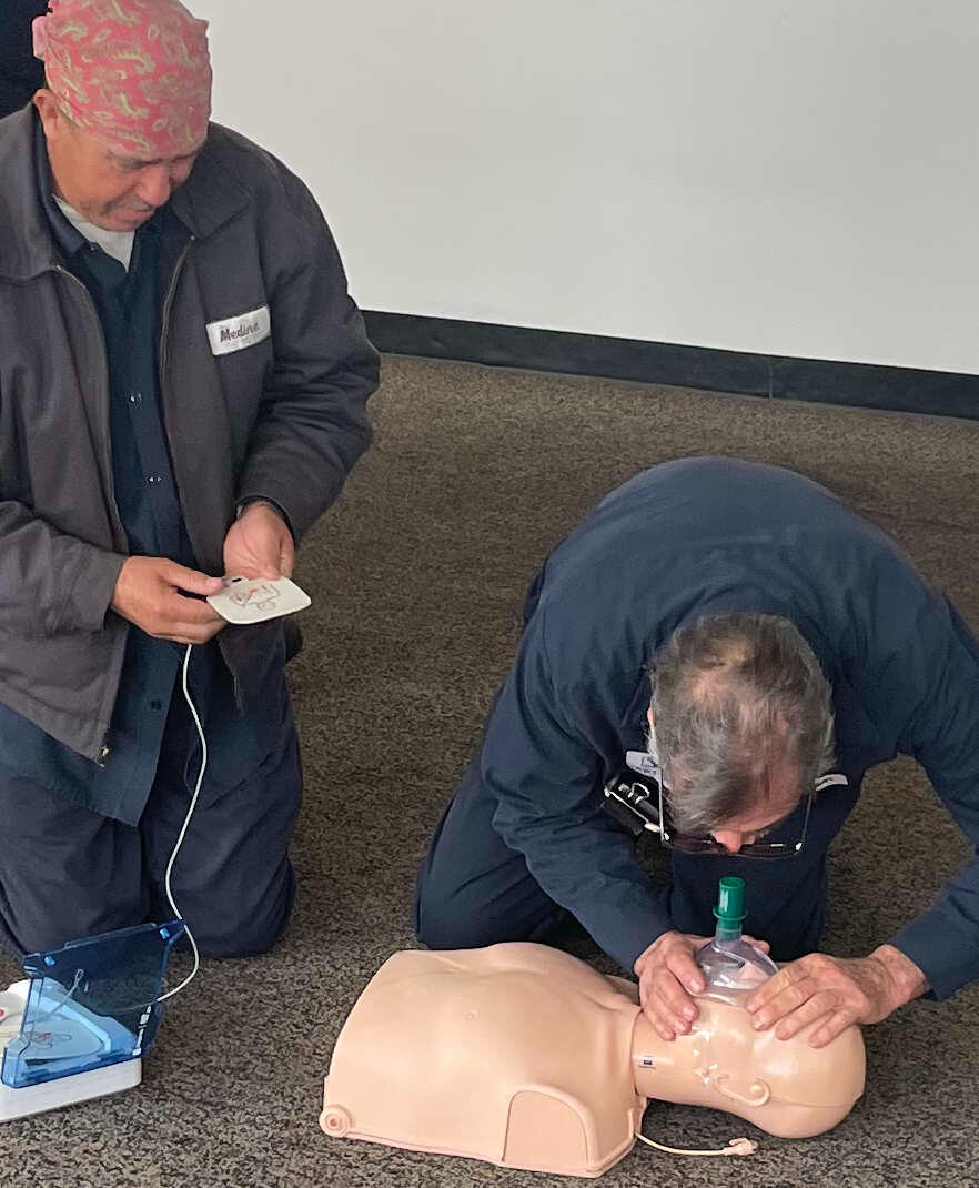 First Aid, CPR, AED Training for workplaces provided by Friday Night Lights EMS